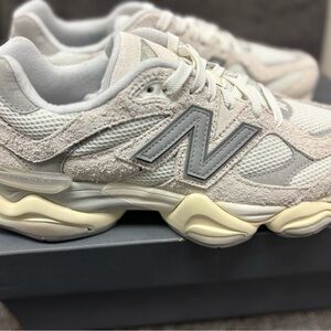 New Balance Women's Cream and Gray Sneakers. Brand new in box never worn